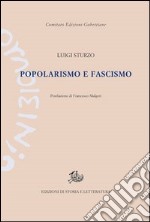 Popolarismo e fascismo libro