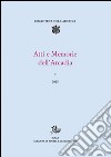 Atti e memorie dell'Arcadia (2015). Vol. 4 libro