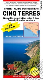 Cinq Terres. Carte. Guide des sentiers. 185 sentiers, echelle 1:25.000 libro