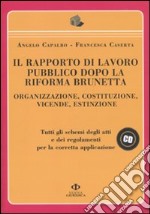 Il rapporto di lavoro pubblico dopo la riforma Brunetta. Organizzazione, costituzione, vicende, estinzione. Con CD-ROM