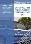 Concorso 1000 vice ispettori polizia di Stato libro