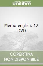 Memo english. 12 DVD libro