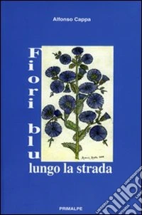 Fiori blu lungo la strada