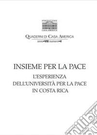 Insieme per la pace. Settembre 2015