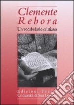 Un vocabolario cristiano libro