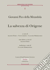 La salvezza di Origene libro