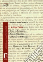 La teocrazia: crisi e trasformazione di un modello politico nell'Europa del XVIII secolo