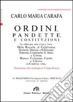 Ordini, pandette e costizuzioni libro