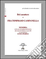 Del carattere di fra Tommaso Campanella libro