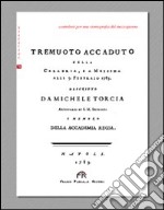 Tremuoto accaduto nella Calabria, e a Messina (1783) libro