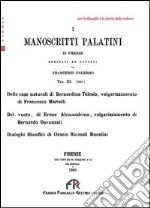 I manoscritti palatini libro