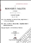 I manoscritti palatini libro di Palermo Francesco