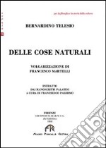 Delle cose naturali libro