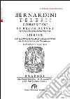 De rerum natura libro di Telesio Bernardino