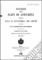 Notizie degli scavi di antichità