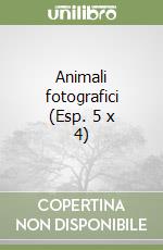 Animali fotografici (Esp. 5 x 4) libro