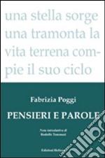 Pensieri e parole libro