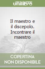 Il maestro e il discepolo. Incontrare il maestro libro