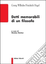 Detti memorabili di un filosofo libro