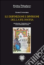 Le definizioni e divisioni della filosofia. Ediz. italiana e armena libro