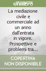 La mediazione civile e commerciale ad un anno dall'entrata in vigore. Prospettive e problemi tra legge e giurisprudenza libro