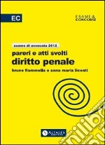 Pareri e atti svolti di diritto penale. Esame di avvocato 2012 libro