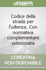 Codice della strada per l'udienza. Con normativa complementare selezionata libro