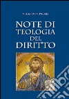 Note di teologia del diritto libro di De Paolis Velasio