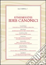 Ephemerides Iuris canonici (2014). Vol. 1 libro