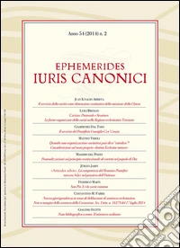 Ephemerides Iuris canonici (2014). Vol. 2