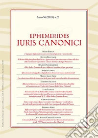 Ephemerides Iuris canonici (2016). Vol. 2 libro
