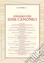 Ephemerides Iuris canonici (2022). Vol. 1 libro