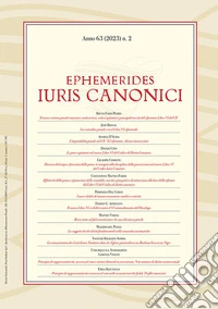 Ephemerides Iuris canonici (2023). Vol. 2
