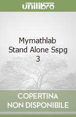 Mymathlab Stand Alone Sspg 3 libro