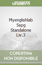 Myenglishlab Sspg Standalone Liv.3 libro