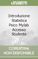 Introduzione Statistica Psico Mylab Accesso Studente