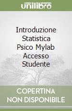 Introduzione Statistica Psico Mylab Accesso Studente libro