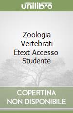 Zoologia Vertebrati Etext Accesso Studente