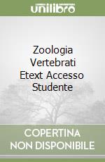 Zoologia Vertebrati Etext Accesso Studente libro