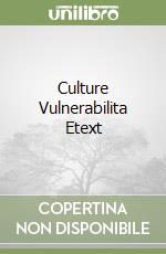 Culture Vulnerabilita Etext