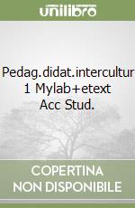 Pedag.didat.intercultur 1 Mylab+etext Acc Stud.