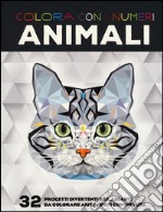 Colora con i numeri. Animali. Ediz. illustrata libro