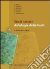Storia romana. Antologia delle fonti