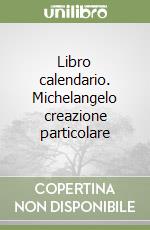 Libro calendario. Michelangelo creazione particolare libro