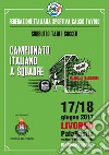 Campionato italiano a squadre. 17-18 giugno 2017 Livorno libro