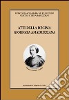 Atti della 10° giornata amaduzziana libro