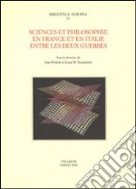 Sciences et philosophie en France et en Italie entre les deux guerre libro