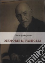 Memorie di famiglia libro