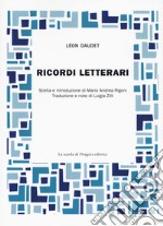 Ricordi letterari libro