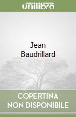 Jean Baudrillard libro